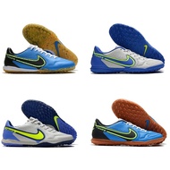 [Ready Stock] Legendary 9a Generation Knitted MD Grass Spike Sports Football Boots React Tiempo 9 Pr