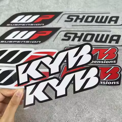 Motorcycle Front Forks Sticker Waterproof Fork Kyb Wp Suspension Showa Decals for Ktm Kawasaki Benel
