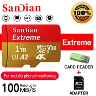Original Memory Card 1TB Micro TF/SD Card 128GB 256GB 512GB High-speed Memory Card Mass Storage Device for PC/Phone/Camera/Tab