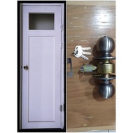 PINTU KAMAR MANDI UPCV (S-plus) UK 700x2000 R&L PUTIH KOMPLIT SET