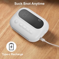 Electric Baby Nasal Aspirator Rechargeable Nose Suction Nose Cleaner 2 Silicone Tips&Suction Strengt