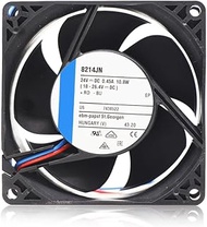 8214JN for eBm Papst Industrial DC Cooling Fan 24V 0.45A 10.8W 77CFM 8400 RPM Ball Bearing Ventilati