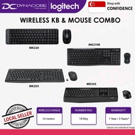 【LOCAL STOCK】Logitech MK220 / MK270R / MK295 / MK345 Wireless Mouse & Keyboard Combo