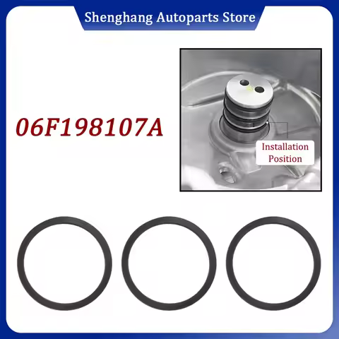 3pcs Timing Chain Housing Oil Control Seal O-Ring For Audi A3 A4 A6 TT VW Jetta GTI Passat Golf R 2.