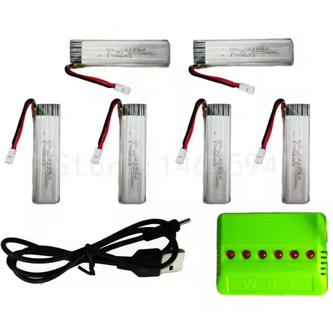 Upgraded battery for Wltoys V966 V977 V988 V930 XK K100 K110 K110S H37 RC helicogyre 1 to 6 charger+