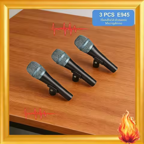 top hot Wholesale 3 PCS Evolution 900 Series E945 Dynamic Microphone Live Performances Live Streamin