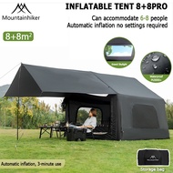 MOUNTAINHIKER Khemah kembung Inflatable Tent 8+8㎡pro Family Tent Luxury Tent Rainproof Thickened Qui
