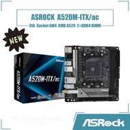 [NEW] ASROCK A520M-ITX/ac Motherboard Socket AM4 2xDDR4 DIMM AMD A520 chipset Mini-ITX 64GB