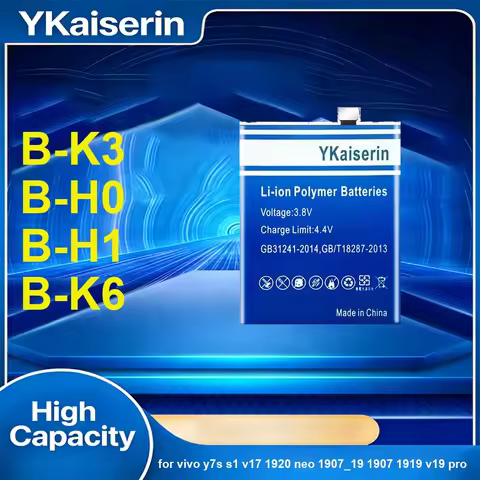 Mobile Phone Battery Safe B-K3 B-H1 B-K6 4600-5500mAh For Vivo y7s S1 V17 1920 Neo 1907_19 1907 1919