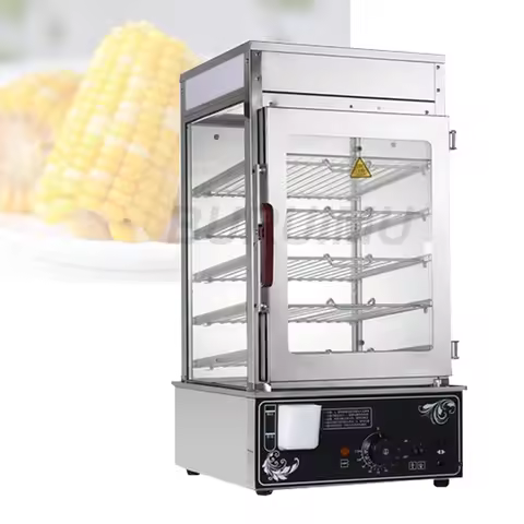 Commercial Electric Food Steamer Display Convenient Fast Food Steaming Machine Bun Steamer Bread Foo