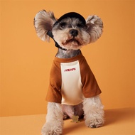 DY Loving Áo Poodle Phong Cách Hàn Quốc Quần Áo Cho Chó Màu Kem Nhiều Giống Thêu Hình Chó Áo Cho Mèo