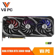ASUS ROG Strix NVIDIA GeForce RTX 3080 V2 Edition Gaming Graphics Card (PCIe 4.0, 10GB GDDR6X, LHR, 