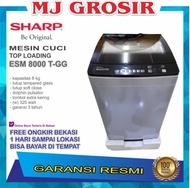 Mesin Cuci Sharp Esm 8000 8 Kg 1 Tabung Esm8000 Top Loading Original