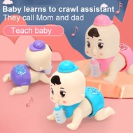 Baby crawling toys 0-1 year old baby 3-6-8-12 month old baby educational electric climbing toys