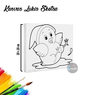 Terbaik KANVAS LUKIS SKETSA 20 X 20 / CANVAS LUKIS SKETSA - 20 X 20