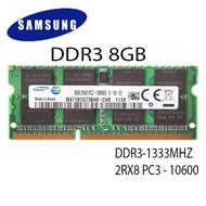 SAMSUNG DDR3 8GB 10600 / 1333 MHz LAPTOP RAM SODIMM 1.5v