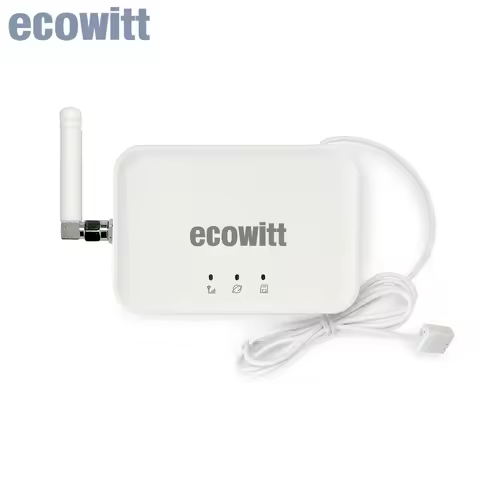 Ecowitt GW3000 Wi-Fi & Ethernet IoT Weather Station Gateway with Built-in Temperature, Humidity, Bar