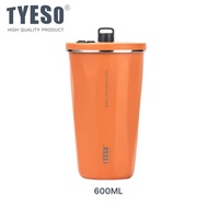 แก้วน้ำ แก้วน้ำสแตนเลสเก็บความเย็น ขนาด 600ml Tyeso 3D Stainless steel tumbler