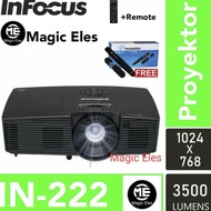 Proyektor Infocus IN222 Lumens 3500 Projector IN 222 Lengkap
