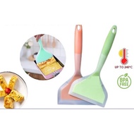 Silicone Spatula Food Grade For Japanese Tamago Ramly Burger Frying Pan 玉子烧铲子