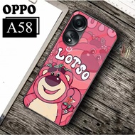 (SC195) Softcase Glass Oppo A58 - Kesing Oppo A58hp - Softcase Glass Oppo A58hp - Softcase Glass Opp