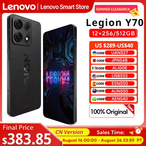 Lenovo Legion Y70 2026 Gaming Smartphone CN Version Snapdragon 8 Gen 5 CPU 6.82 Inch 144Hz Display 8