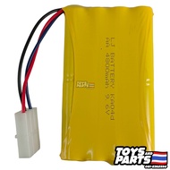 BATTERY 9.6V 4800 mAh. Connecter Ty[e KET-3P ถ่านรถบังคับ 9.6V 4800 mAh. ปลั๊กแบบ 3 รู เป็นถ่านขนาด 