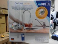 LED升級版**德國 BRITA On Line P1000 廚下型,硬水軟化型濾水器*雙芯安裝價只要10900元