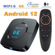 【Popular choice】 12.0 Tv Box 6k Allwinner H618 Voice Assistant 3d 4k 1080p Video Wifi 2.4g5.8g Tv Bo