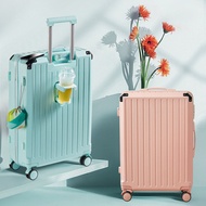 ultra light luggage boutique luggage Trolley Case Multifunctional Luggage Water Cup Holder Suitcase 