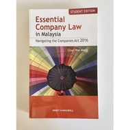 [2nd hand book] Essential Company Law in Malaysia : Navigating the Companies Act 2016