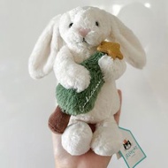 [暫時缺貨]🐰🎄Jellycat Bashful Bunny With Christmas Tree/ Jellycat聖誕樹兔仔/ Jellycat聖誕兔仔/ Jellycat 聖誕樹/ Jelly