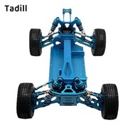 [dksqer] 1/12 Scale RC Chassis Frame Upgraded Engineered Metal RC Car Chassis Purple