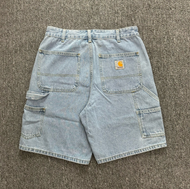 Carhartt WIP SINGLE SHORT Kahart denim washed workwear shorts