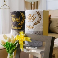 Rfu85 Couple Wedding Towel Design Embroidered Towel Name Towel given By Morning Whistle By Terry Pal