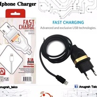 { SmileShopAcc } Cable Charger iphone Fast Charger Smart Mobile Charger 3.1A