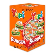 (Outer)Yupi Gummy(BOX) Mini Burger 7gm x 72pieces