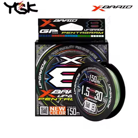 Original YGK X BRAID Upgrade X8 BRAID PENTAGRAM Fishing Line Multifilament PE Line NEW COLOR Super S