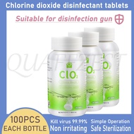 QUAFFZESTCIO2 Chlorine Dioxide Disinfectant Tablet Effervescent Multi-use Sanitizer Effervescent tab