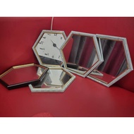 ✴️Home Deco Cermin Hexagon ( VIRAL )
