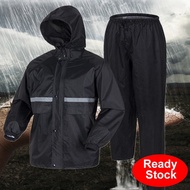 Motorcycle Raincoat Double Layer Baju Hujan Set Motorcycle Bike Bicycle Outdoor Waterproof Jacket Ra