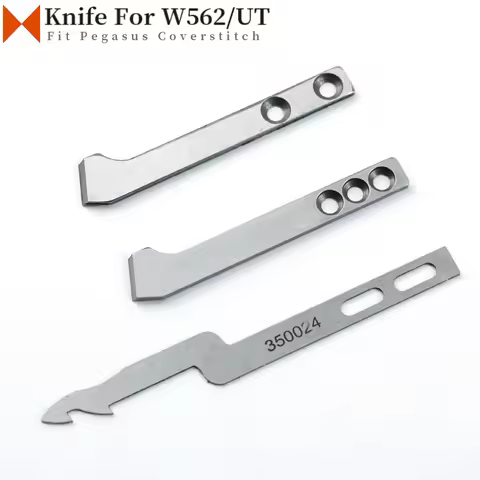 350024 350018-91 KE328 Movable & Fixed Knife for Pegasus W500/UT W562/UT W762/UT W1500/UT Coverstitc