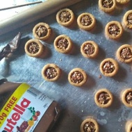 Nutella pod cookies (biskut)