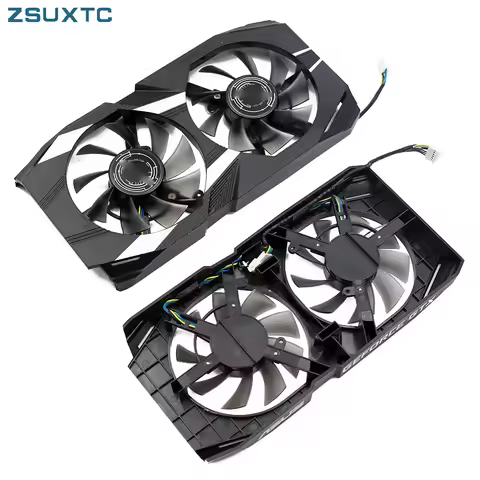 FD8015U12S 6Pin GTX1650 GPU Fan For ASUS GTX 1650 1660Ti Dual Graphics Card Fan