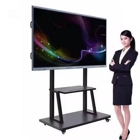 Mobile whiteboard interactive touch screen board smart board