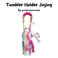 Macrame Tumbler Holder | Macrame Tumbler Holder | Tumbler Strap | Tumbler Bag | Tumbler Holder Corkc