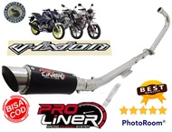 Knalpot Racing Proliner Karbon Vixion New Vixion Old Krom