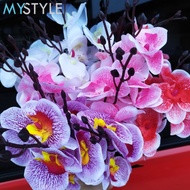 (12 Pcs) !! Anggrek 20 Orchid Tanaman Hias Bunga Plastik Bunga