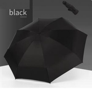 BEAR - 迷你五折黑膠防曬遮陽傘（黑色 54cm*8k)