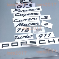 PORSCHE Wordmark Macan 911 Cayman GTS Cayenne 718 Rear Mark Tail Letter Car